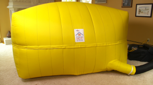 Hot House Heat Treatment Tent Fully Inflated