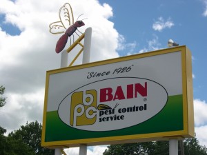 New Bain Pest Control Signage