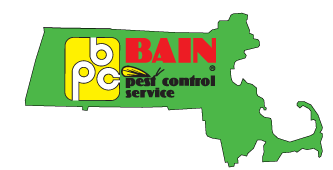 Vintage Bain Pest Control Service Patch BPC Exterminator Lowell Massachusetts MA
